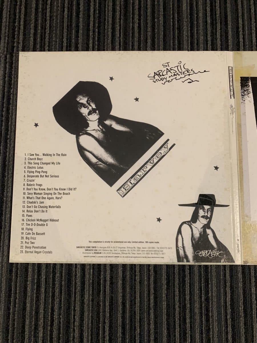 Amazon.co.jp: 非売品 DJ HARVEY sarcastic disco LPバージョン CD